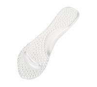 FSSTUD 2 Pcs Clear High Heel Insoles High Arch Support Boot Inserts Shoe Gel Cushion Pads Self Adhesive Gel Shoe Inserts for Women Ladies