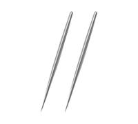 FSSTUD 2 Pcs Stainless Steel Clay Modeling Rods Polymer Clay Engraving Needles Ceramic Carving Needle Tools Small Pottery Scoring Tool Metal Texture Needles Crafting Sticks for Art Projects