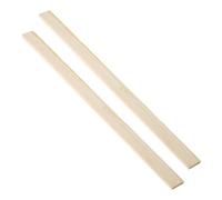 FSSTUD 2 Pcs Wood Polymer Clay Sticks Pottery Guide Strips Tools Wooden Clay Rolling Pin Guides Pottery Stick Tool Pottery Teaching Rolling Mud Stick Tools 2.5 x 40cm x 7mm