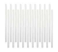 FSSTUD 20 Pcs 15cm Glass Stirring Rod Round Ends Mixing Sticks Double Sided Stirrer Sticks Cocktail Mixing Rods Coffee Beverage Drink Stirrers for Kitchen