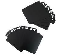 FSSTUD 26 Pcs A-Z File Organizer Dividers Alphabetical File Dividers with Tabs Black Vinyl Record Divider Album Storage Divider for DVD CD
