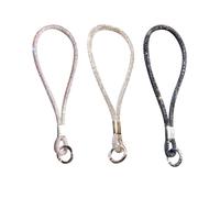 FSSTUD 3 Pcs Rhinestone Cell Phone Wrist Strap Short Diamond Mobile Phone Lanyard Crystal Beaded Camera Strap Sparkling Smartphone Chain Women Bling Wristlet Keychain for Wallet Purse