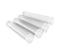 FSSTUD 30 Pcs Clear Plastic Flower Water Tubes Individual Floral Water Tubes Picks Small Flower Stem Water Holder Plant Cutting Tubes with Caps for Flower Arrangement 7 cm