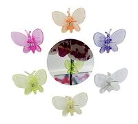 FSSTUD 30 PCS Plastic Butterfly Orchid Clips Plant Support Clips Flower Vine Clips Mini Hair Claw Clip