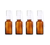 FSSTUD 4 Pcs 30ML Empty Glass Nasal Spray Bottles Small Nasal Sprayer Bottle Refillable Makeup Water Spray Bottle Fine Mist Sprayers Atomizers with 360 Degree Rotation