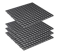 FSSTUD 4 Pcs Aquarium Fish Tank Divider Fish Tank Bottom Tray Egg Crate Divider Plastic Grid Divider Aquarium Filter Separator Fish Tank Partition Board for Plants Fishes 30 x 30cm
