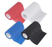 FSSTUD 4 Rolls Sport Cohesive Bandages Breathable Self Adhesive Bandage Cat Vet Wrap Adherent Elastic Athletic Tape Ankle Wrap Tape Sticky Bandage Rolls 7.5cm x 4.5m