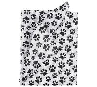 FSSTUD 40 Sheets Dog Paw Tissue Paper White Black Christmas Packaging Paper Gift Wrap Tissue Paper Sheets Gift Bag Wrapping Tissue Puppy Paw Present Paper