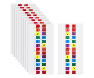 FSSTUD 780 Pcs A to Z Tabs Alphabetical Index Tabs Self Adhesive Letter Tabs Small Alphabet Page Tabs Colored Alphabet File Tabs Letter Label Indexes for Notebook Textbook