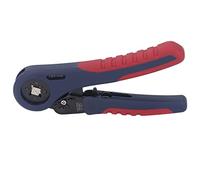 FST 10S Self Adjustable Wire Ferrule Pliers, Ferrule Crimping Tool with Ergonomic Handle, Effort Saving Ratchet Device for Construction Machinery, Electronics Industry, Cable End S