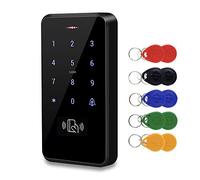 FST IP68 Waterproof Access Control Keypad Outdoor RFID Keyboard Access Controller WG26/34 Touch Panel + 10pcs Keyfobs for Door Access Control System