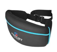 Fstcrt High-Density EVA-Foam Swim Belt, Floatation Belt for Aquatic Exercise, Low-Impact Workout, Swim Training Aid for Beginners (M, Black)