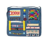 FSUHHIAD Fidget Blanket for Elderly with Dementia, Fidget Apron for Elderly, Fidget Blanket for Adults Special Needs, Gift and Activities Sensory Activity Apron for Seniors with Dementia, Sensory