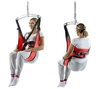 Fushida Lift Sling,Commode Patient Lift Slings Medical Transfer Sling for Patients Shower Bath,Large Toileting Sling,Lift Sling for Elderly Bariatric,Divided U Slings Fit Invacare/H Lift,XL
