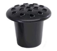 FSUK Pack of 5 - Grave Vase Cemetery Pot Inserts Black.