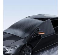 FSUUFVH Car Windscreen Cover for Volkswagen VW Sharan II (2) Van 7-Seater 2010-2022 2023 2024 Thickened Magnetic Winter Windshield Sun Shade Foldable Ice Protection Snow Anti-dust Accessories
