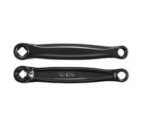 Fsviprx Of 2 Steel Left Cycle Handle Armaments 170mm for Road, 170mm | Strong Building, Permanent Steel, Heavy Duty Metal for Mountain Cycling Replacement Part