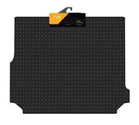 FSW Boot Mat Fits Landrover Discovery 4 2013-2017, 3mm Rubber, Black | Custom Fit, Heavy Duty Floor Mats, Anti-Slip, Waterproof
