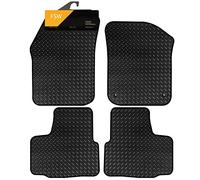 FSW - Car Floor Mats For Volkswagen UP! 2012-2023 Also Fits Seat Mii 2011-2021 - HEAVY DUTY 3mm Rubber - Waterproof, Non Slip Car Floor Mat, Fitted with Clips & Anti Slip Backing
