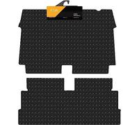 FSW Car Mats Fits Citroen 2Cv 1948-1990, 3mm Rubber, Black, 2 Piece | Custom Fit, Heavy Duty Floor Mats, Anti-Slip, Waterproof