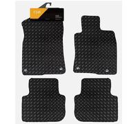 FSW Car Mats Fits Honda Civic 2022 On, 5mm Rubber, Black, Set, 4 Piece | Custom Fit, Extra Heavy Duty Floor Mats, Anti-Slip, Waterproof