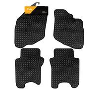 FSW Car Mats Fits Honda Jazz 2001-2008 with Fixing Rings, 3mm Rubber