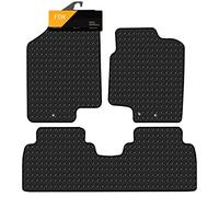 FSW Car Mats Fits Hyundai Ix20 2010-2019, 3mm Rubber, Black, 3 Piece