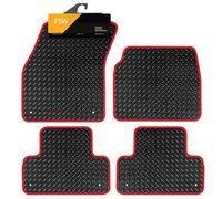 FSW Car Mats Fits Landrover Range Rover Evoque 5 dr 2013-2019, Red Trim