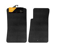 FSW Car Mats Fits Mazda Mx5 Mk2 1998-2005, 3mm Rubber, Black, 2 Piece