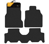 FSW Car Mats Fits Mercedes A Class SWB 1998-2005, 3mm Rubber, Black