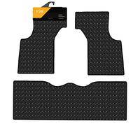 FSW Car Mats Fits Morris Minor 1948-1971, 3mm Rubber, Black, 3 Piece | Custom Fit, Heavy Duty Floor Mats, Anti-Slip, Waterproof