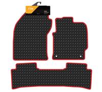 FSW Car Mats Fits Toyota Corolla Hybrid 2018-On MK12 Estate, Red Trim