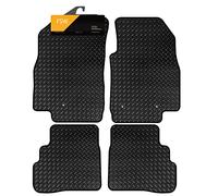 FSW Car Mats Fits Vauxhall Viva 2015-2019, 3mm Rubber, Black, 4 Piece