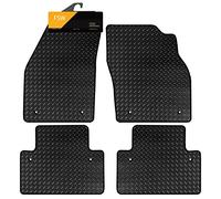 FSW Car Mats Fits Volvo V50 2004-2012 Manual, 3mm Rubber, Black, 4 Piece