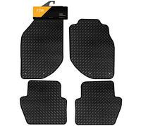 FSW Car Mats Fits Volvo V70 1996-2000 (Old Model), 3mm Rubber, Black