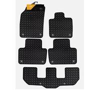 FSW Car Mats Fits Volvo Xc90 2015 On, 7 Seat, 3mm Rubber, Black, Set