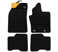 FSW - Compatible with Alfa Romeo Tonale 2023-On Tailored Car Floor Mats and Carpets - Black Carpet - Non Slip - Granulated Backing - 4 Piece Set - Car Floor Mat Only - Black Trimming