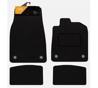 FSW - Compatible with Audi E Tron Gt 2022 On, Tailored Car Floor Mats - Black Carpet - Anti Slip Mat - Non Slip Car Floor Mat - Granulated Backing - 4 Piece Set - Floor Mat Only - Black Trimming