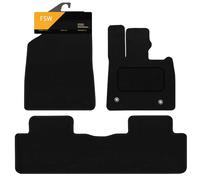 FSW - Compatible with Fits BYD Seal U 2024-Onwards - Black Carpet - Non Slip - Granulated Backing - 3 Piece Set - Car Floor Mat Only - Black Trimming - Car Accessories