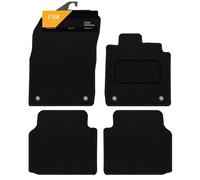 FSW - Compatible with Fits Ford Capri 2024-Onwards - Black Carpet - Non Slip - Granulated Backing - 4 Piece Set - Car Floor Mat Only - Black Trimming - Car Accessories