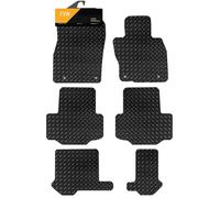 FSW - Compatible with Fits Mazda Cx-80 7 Seater 2024-On Fully Tailored Car Floor Mats - 5mm Extra Heavy Duty Rubber, Anti Slip, Fully Waterproof, Hard Wearing - 6 Pc Set, Mats Only