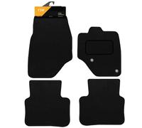 FSW - Compatible with Fits Peugeot 3008 Mhev Mild Hybrid 2024-Onwards - Black Carpet - Non Slip - Granulated Backing - 4 Piece Set - Car Floor Mat Only - Black Trimming - Car Accessories