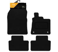 FSW - Compatible with Fits Renault Symbioz 2024-Onwards - Black Carpet - Non Slip - Granulated Backing - 4 Piece Set - Car Floor Mat Only - Black Trimming - Car Accessories