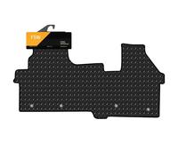 FSW - Compatible with Ford Tourneo Custom Automatic 2024-Onwards Tailored Rubber Van Floor Mats - With Black Trimming - 3mm Heavy Duty Rubber, Anti Slip Backing - Van Accessories