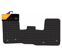 FSW - Compatible with Ford Transit Custom 2020-Onwards Tailored Rubber Van Front Floor Mats - 5mm EXTRA Heavy Duty Rubber, Waterproof, Anti Slip Van Floor Mat, Anti Slip Backing