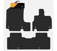 FSW - Compatible with Genesis GV60 2021 On Fully Tailored Car Floor Mats - 5mm Extra Heavy Duty Rubber - Anti Slip Mat - Fully Waterproof - Hard Wearing - 3 Piece Set Floor Mats Only