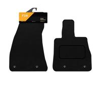 FSW - Compatible with MG Motors UK MG Cyberster 2024-On Tailored Car Floor Mats and Carpets - Black Carpet - Non Slip - Granulated Backing - 2 Piece Set - Car Floor Mat Only - Black Trimming