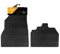 FSW - Compatible with Renault Kangoo LL21ZE Electric 2021-2023 Tailored Rubber Van Front Floor Mats - 5mm EXTRA Heavy Duty Rubber, Waterproof, Anti Slip, Anti Slip Backing - Van Accessories