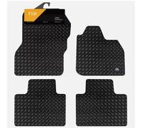 FSW - Compatible with Renault Zoe 2021 On Fully Tailored Car Floor Mats - 5mm Extra Heavy Duty Rubber - Anti Slip Mat - Fully Waterproof - Hard Wearing - 4 Piece Set Floor Mats Only