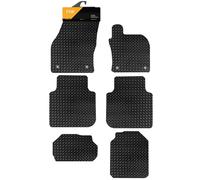 FSW - Compatible with Skoda Kodiaq 7 Seater 2017-2023 Fully Tailored Car Floor Mats - 5mm Extra Heavy Duty Rubber, Anti Slip Mat, Fully Waterproof, Hard Wearing - 6 Floor Mats Only